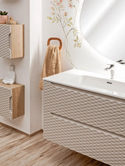 Mobile sottolavabo 70 cm 2 Szuflady Ocean Beige 70 x 57 x 46 cm