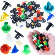 Set di Rivetti Universali per Auto Rosfix – 100 Pezzi | Materiale Plastico, Multicolore, Lunghezza 1-4 cm