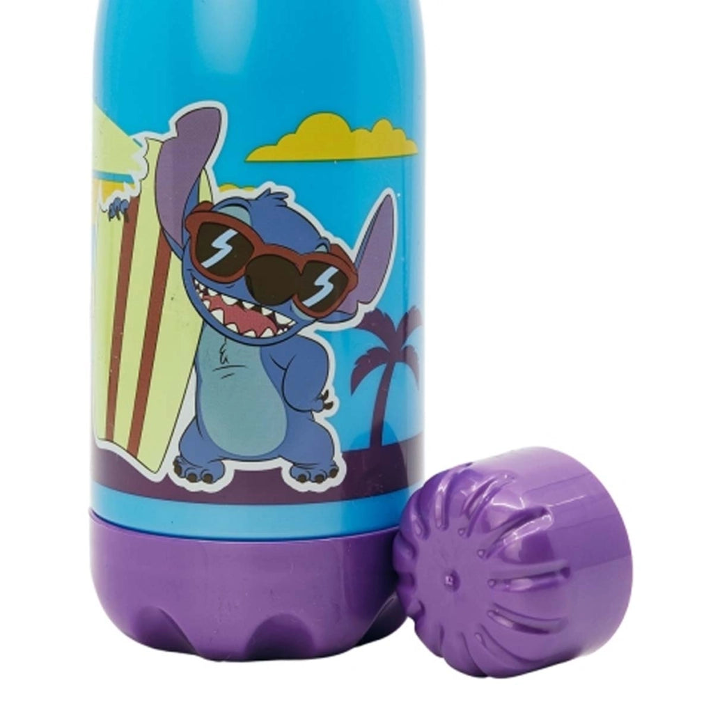 Borraccia 560 ml per Bambini con Motivo Spiaggia di Stitch Blu Disney