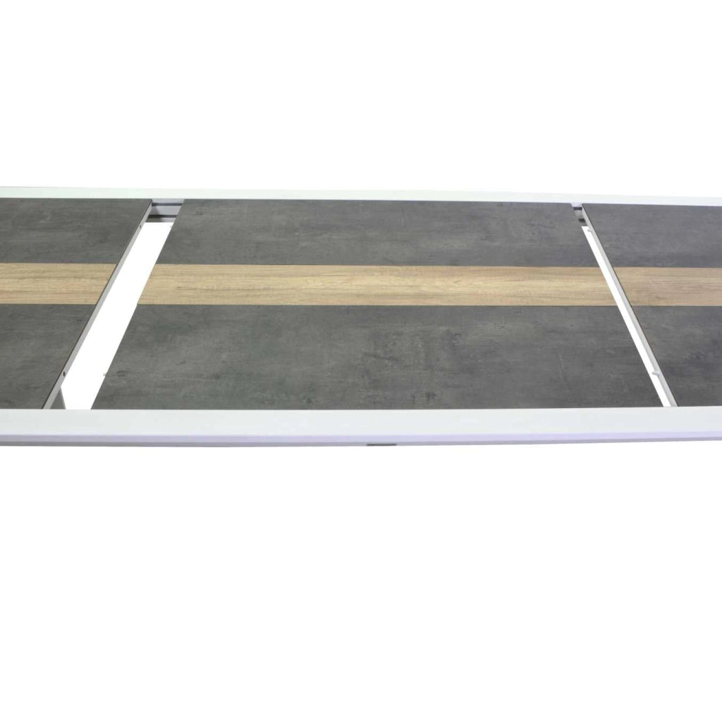 Tavolo Allungabile da Giardino 200/300,5x104xh76 cm in Alluminio Riverside Bianco