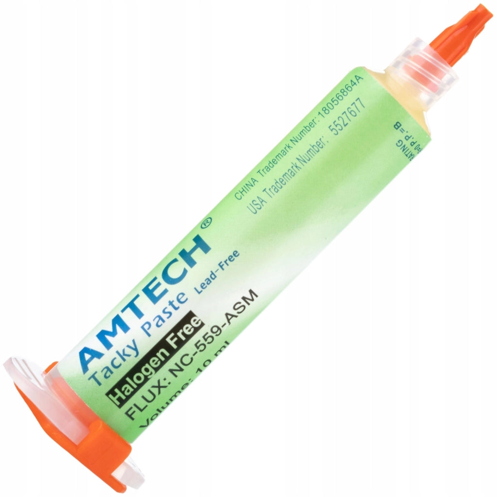 Cavo di Saldatura 0,8mm 10g + Flux NC-559-ASM 10cc + Flux RMA-223 con Pistone e Ago – Alta Precisione e Qualità