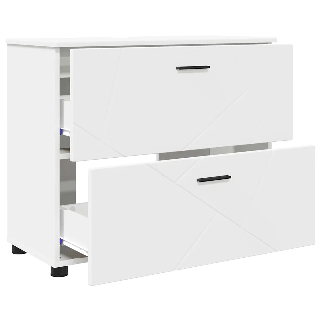 Mobile da Bagno con cassetto con porta Bianco 76,5 x 35 x 64 cm 883294