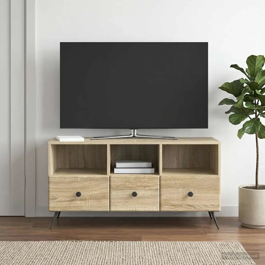 Mobile TV Rovere Sonoma 102 x 34,5 x 50 cm Legno ingegnerizzato 895597
