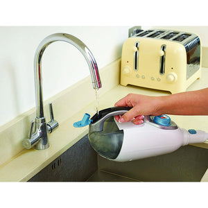 Scopa a Vapore Lavapavimenti Steam-mop + Guanto SteaMitt 13in1 Black + Decker