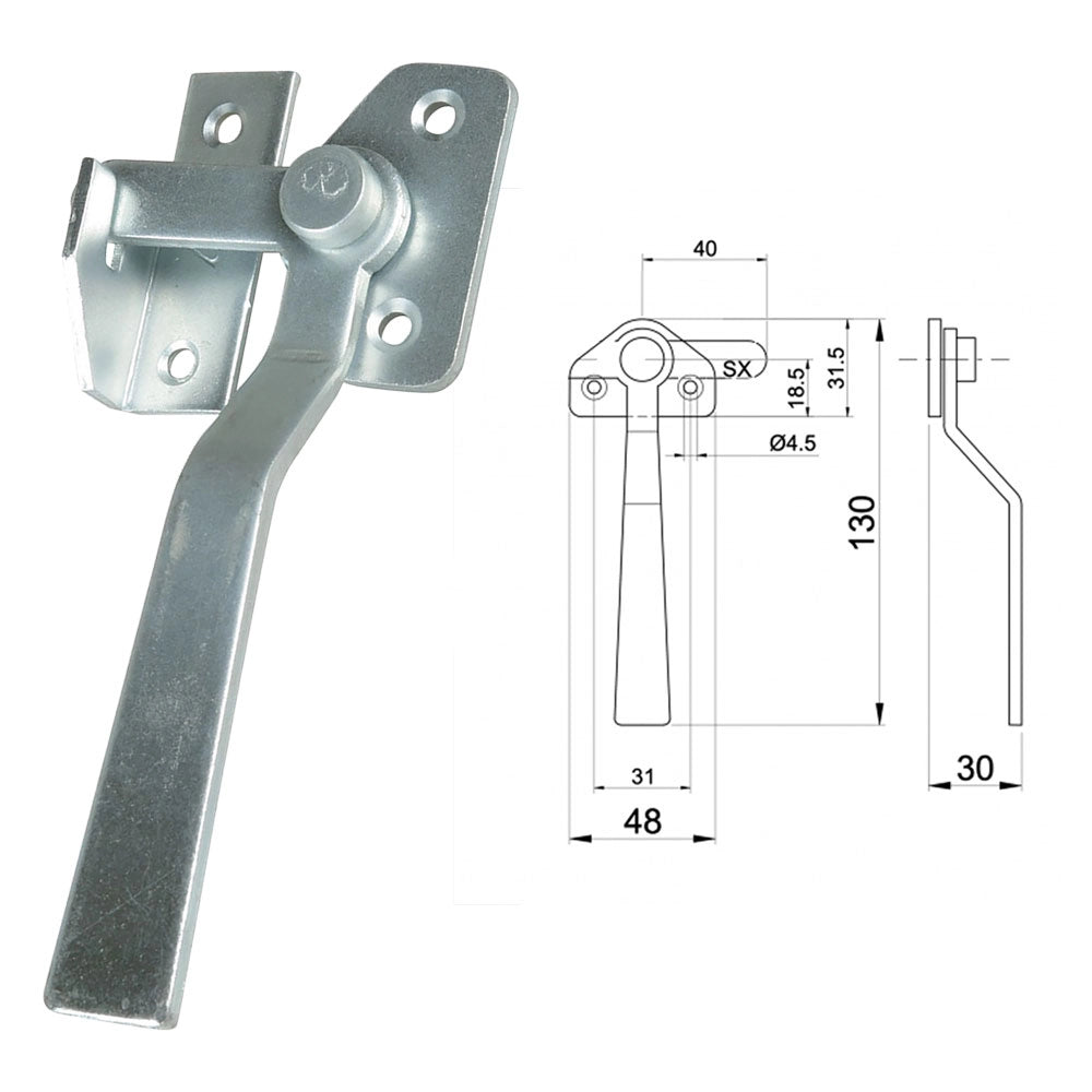MANIGLIA DA BLOCCO Sx- 10 pezzi  - IBFM