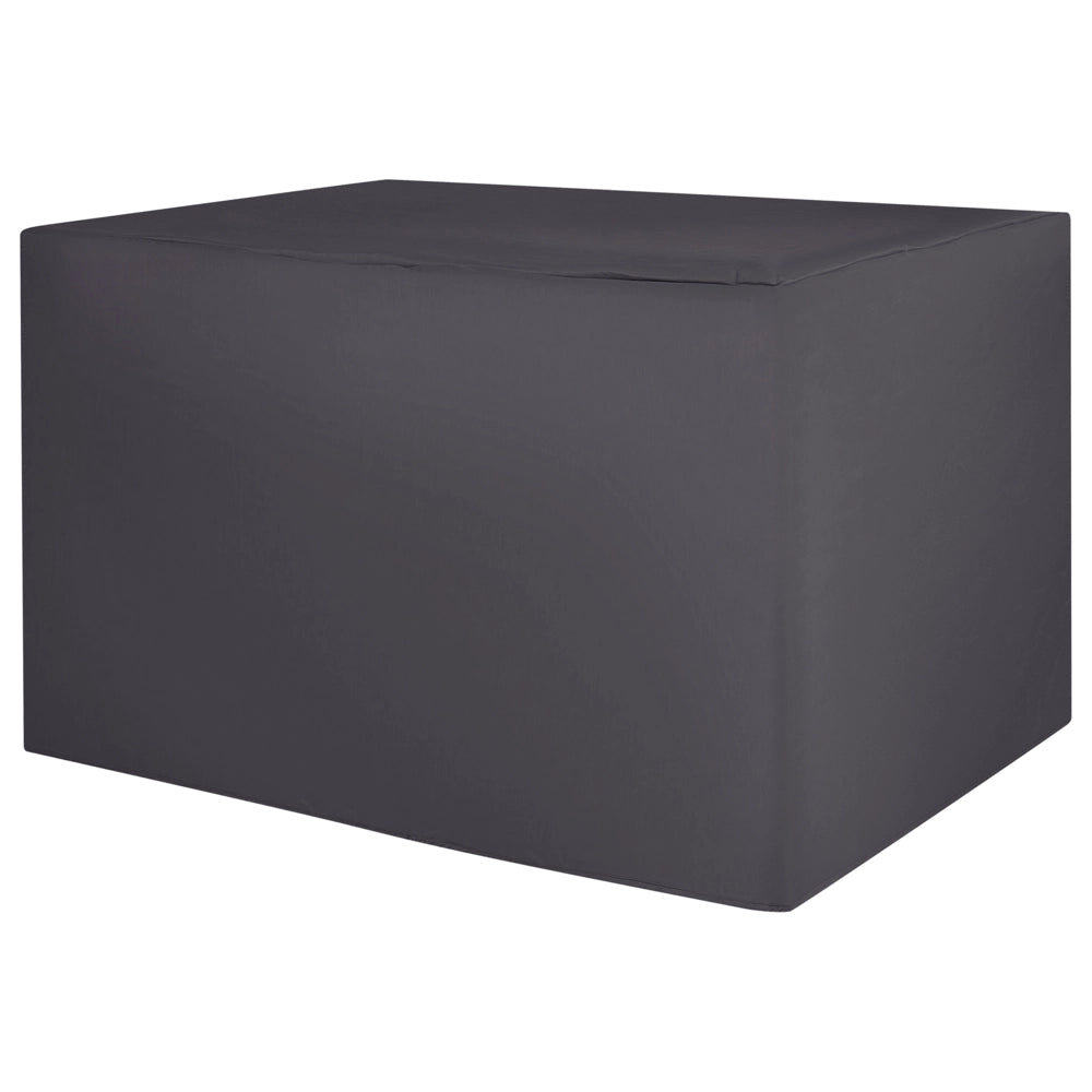 Copertura per mobili da giardino Tessuto rivestito in PVC nero 185 x 105 x 75 cm