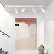 ZMH Faretto da soffitto bianchi 5 luci GU10 metallo orientabili moderni per camera letto sala pranzo senza lampadina