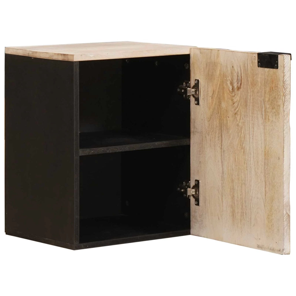 Mobile Appeso da Bagno con lo scaffale Bianco 38 x 33 x 48 cm