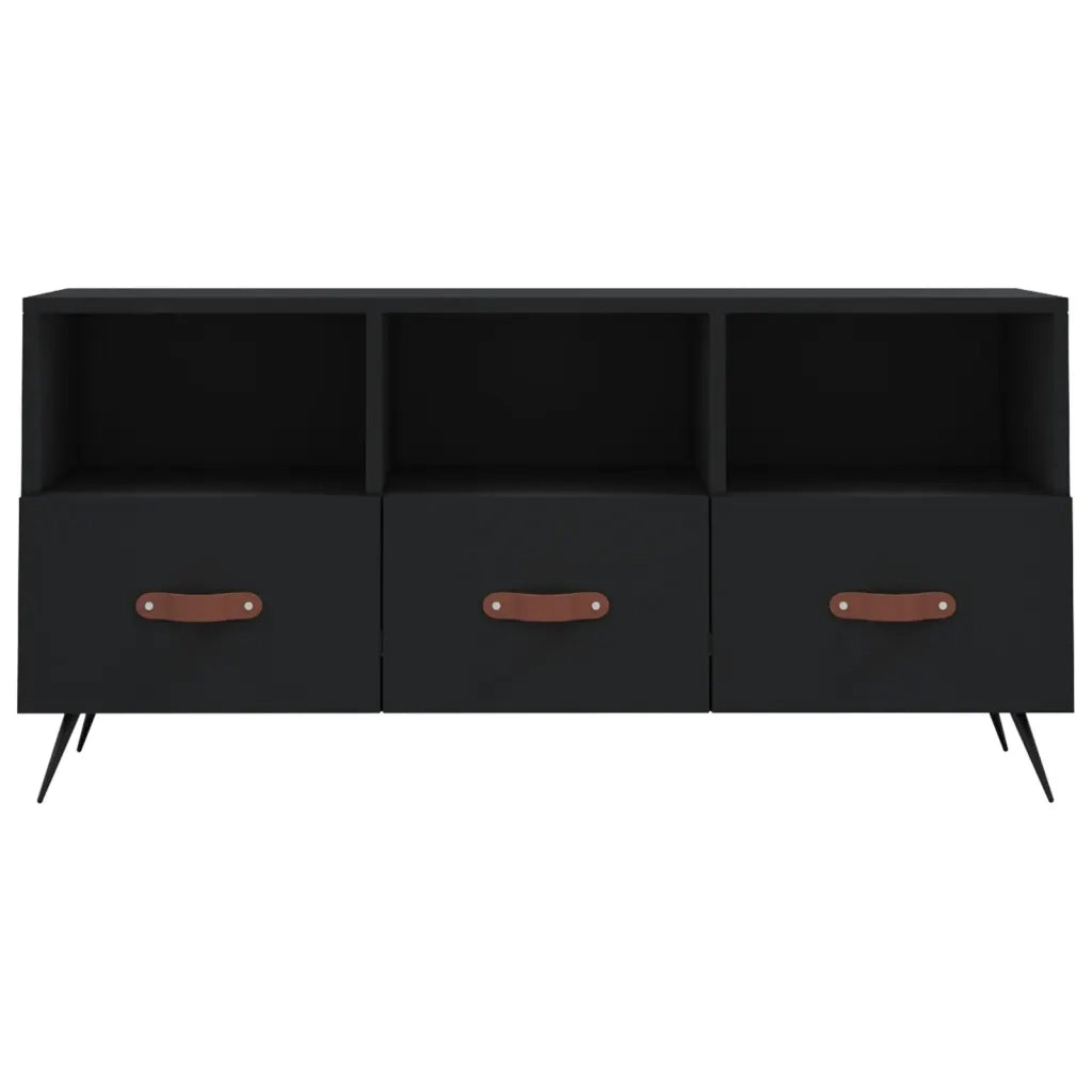 Mobile TV | Armadietto TV | Mobile Porta TV Nero 102x36x50 cm in Legno Multistrato