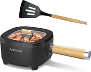 Pentola elettrica multifunzione 2L - Smalto antiscivolo ceramico, 24 cm