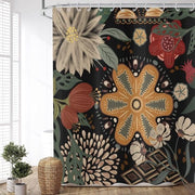 Douchegordino con Fiori - Impermeabile e Lavabile 180x200 cm