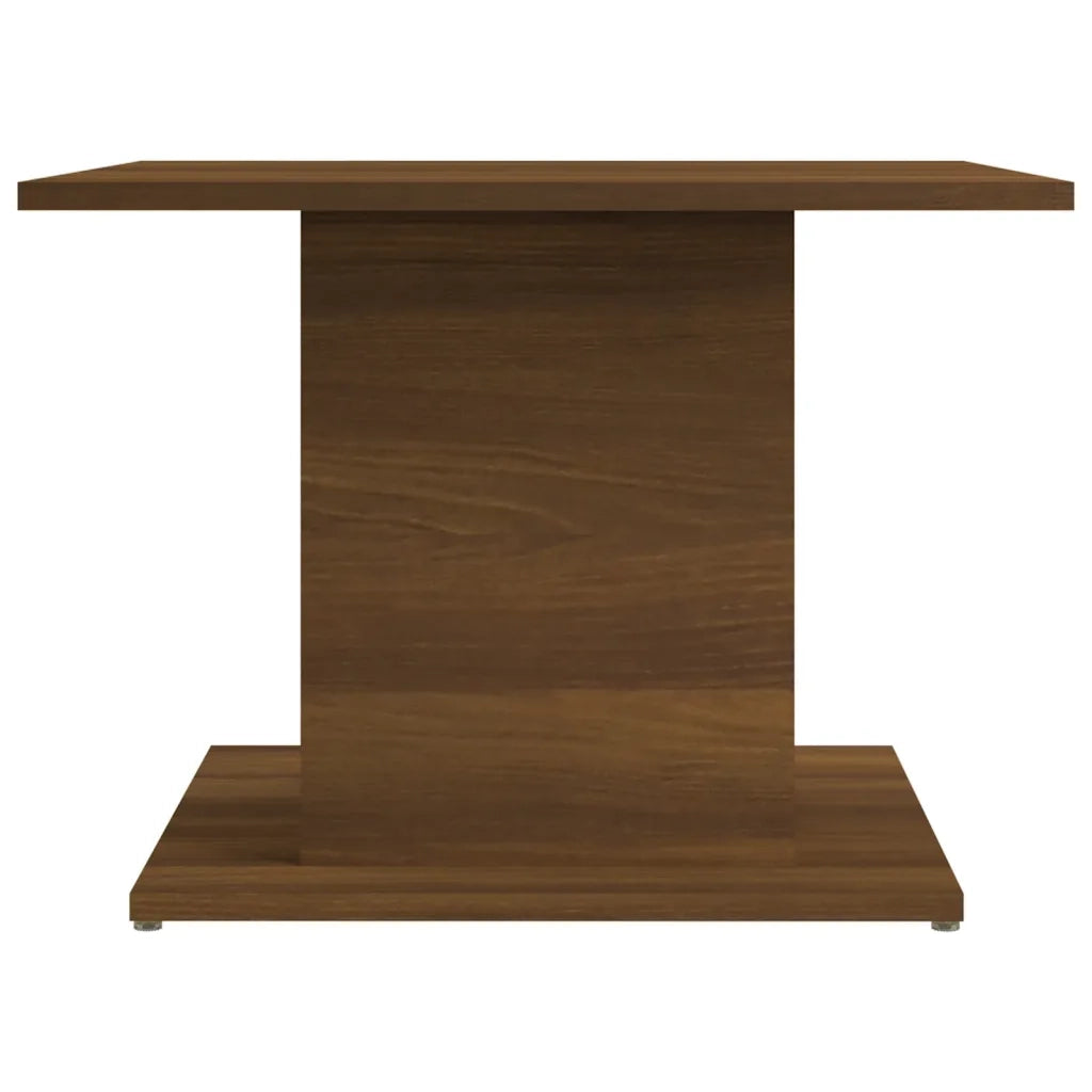 Tavolino da Salotto Rovere Marrone 55,5x55,5x40cm in Truciolato 813097