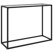 Tavolo Consolle Trasparente 100x35x75 cm in Vetro Temperato cod mxl 14184