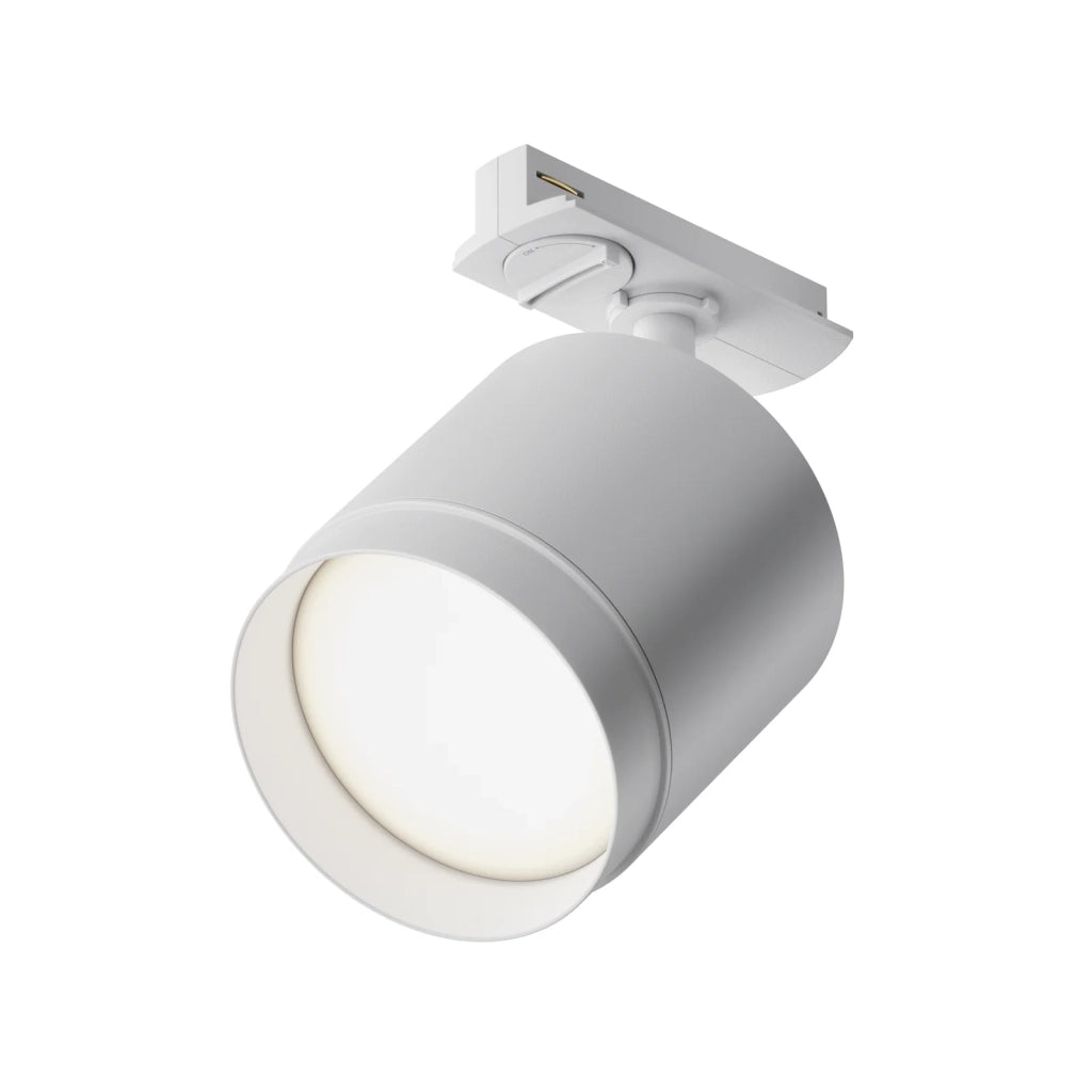 Maytoni Lampada da binario moderna UNITY Polar 1 luce GX53 bianco alluminio