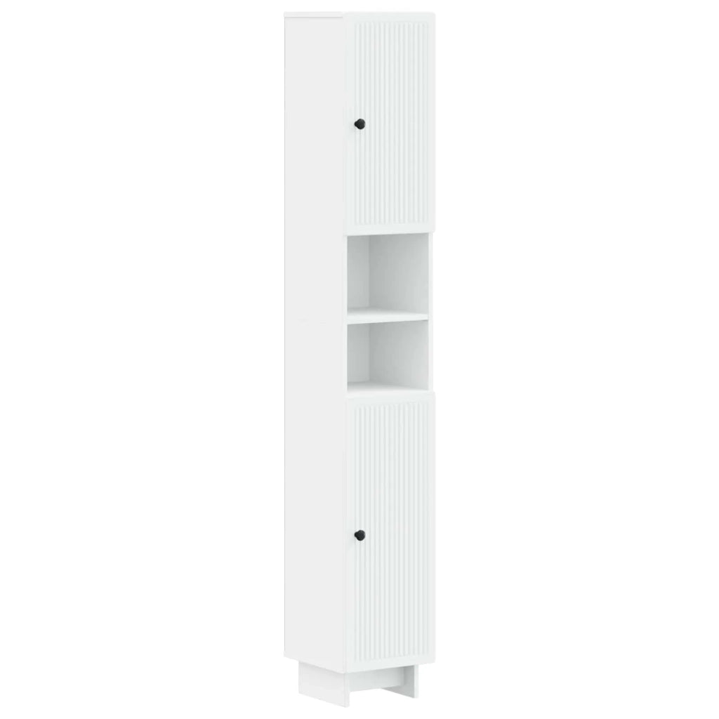 Armadio da Bagno con Ripiano Aperto EDE Bianco 30 x 31 x 190 cm 895935