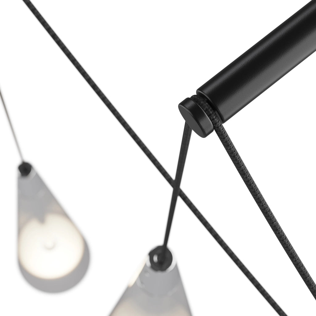 Maytoni applique moderna Sintesi 2 luci LED integrato cromo metallo vetro