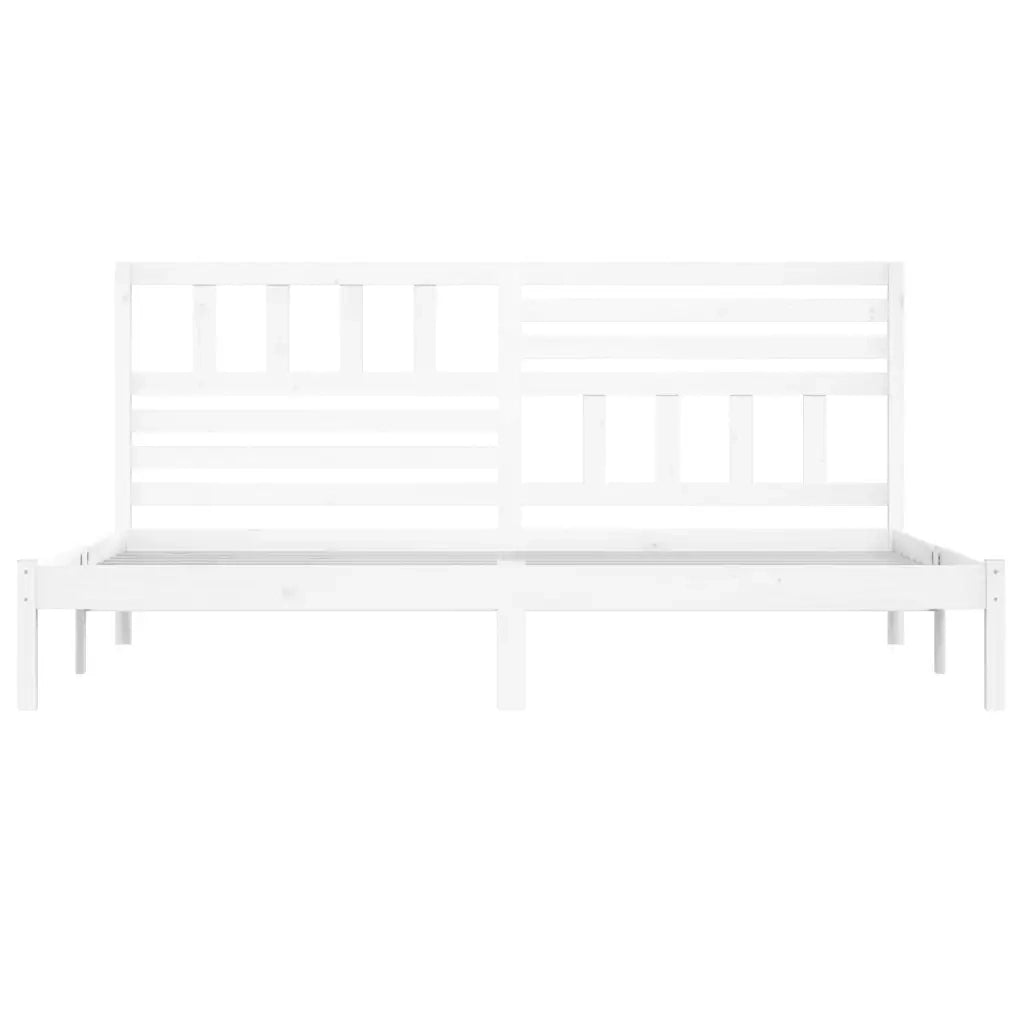 Giroletto Bianco in Legno Massello di Pino 200x200 cm 3101044