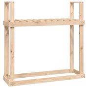 Portalegna portalegna organizer portaoggetti 110 x 35 x 108,5 cm legno di pino pino naturale 02_0045119