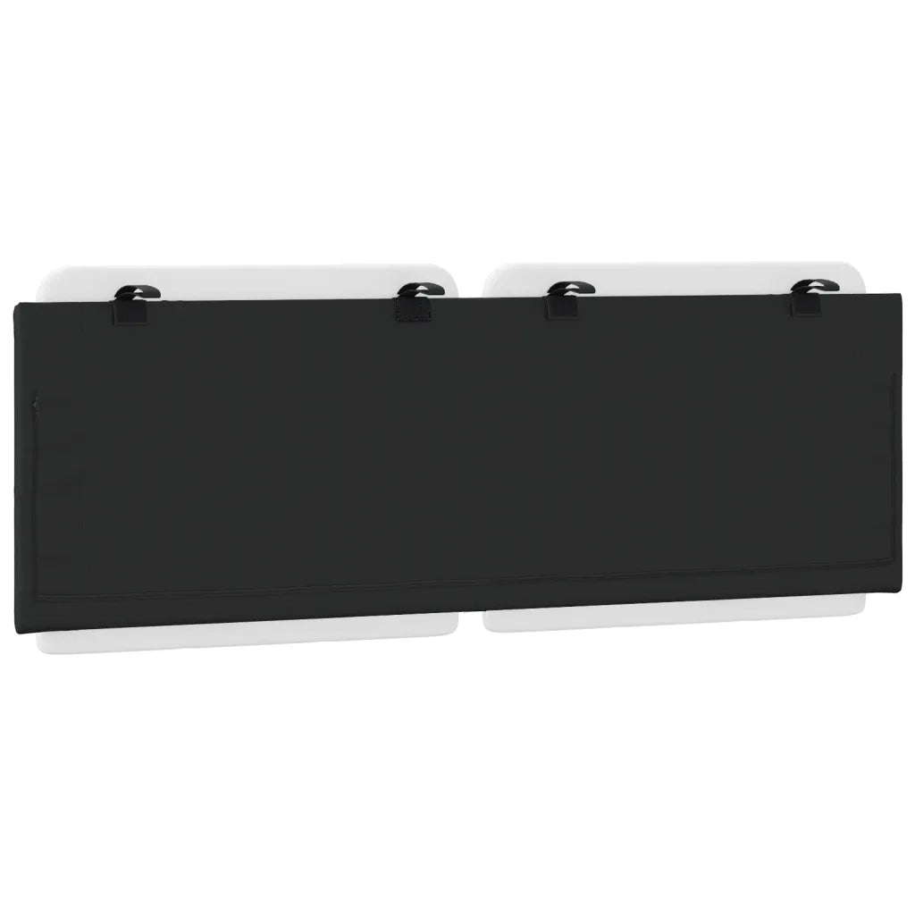 Cuscino Testiera Zadar Bianco e Nero 140 cm in Similpelle CFW2800322
