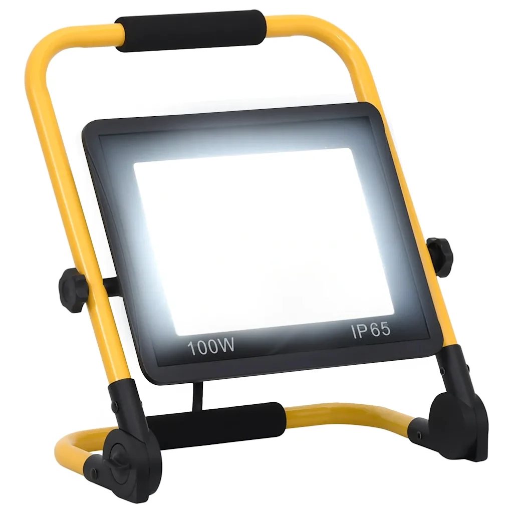 Faretto a LED con Maniglia 100 W Bianco Freddo