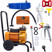 Agitatore per Verniciatura Rosfix Strong Orange Storm SOS03 – Motore 3500W, Pompa Acciaio Inox