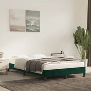 Giroletto senza Materasso Verde Scuro 120x190 cm Velluto 3269628