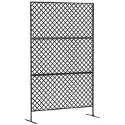 Pannello divisorio da giardino ¨C Xylo ¨C metallo nero per terrazza e patio