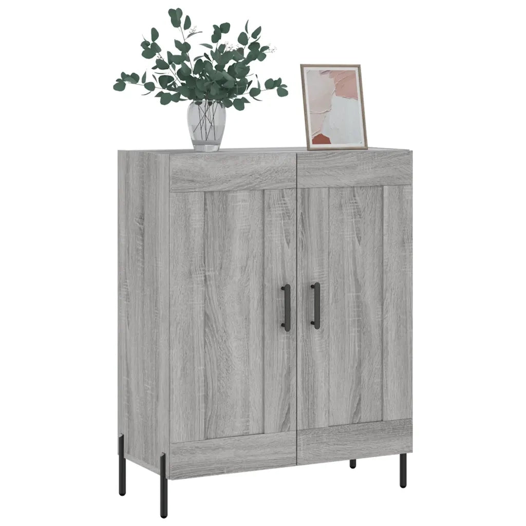 Credenza Grigio Sonoma 69,5x34x90 cm in Legno Multistrato 830210