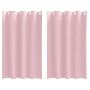 Tende Blackout con Anelli 2 pz Rosa baby 175 x 140 cm 4107409