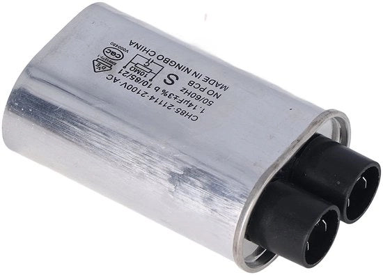 Condensatore ad alta tensione 2100V - 1,14uF - Lega di alluminio - 95mm - Sostituzione per Magnetron - Componente Magnetron