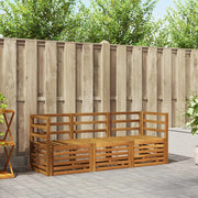 Set divani 3 pcs Naturale Legno di Acacia Massello 3374269