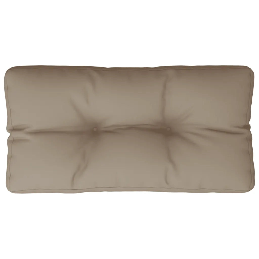Cuscino per Pallet Tortora 80x40x12 cm in Tessuto
