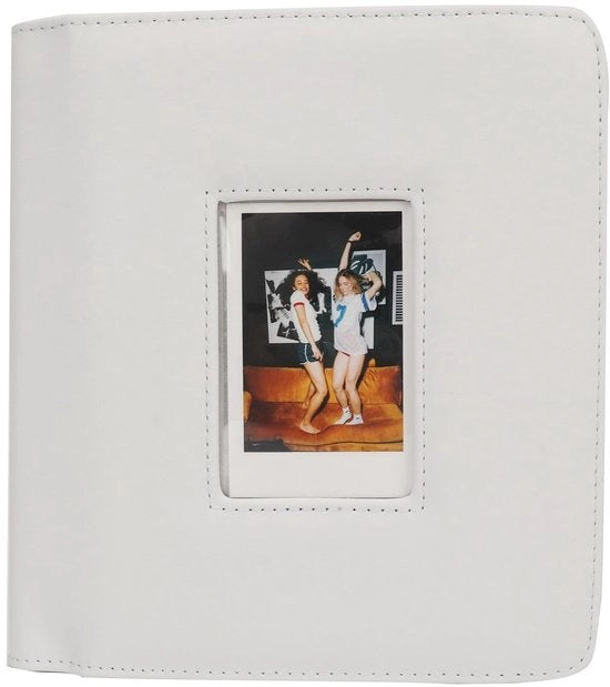 Album Foto 288 Posizioni - Copertina in Pelle - Schede di Inserimento 2x3 - Pagine Interne Translucide - Cornice Personalizzabile - Oggetto Decorativo da Tavolo - Album Foto Instantaneo