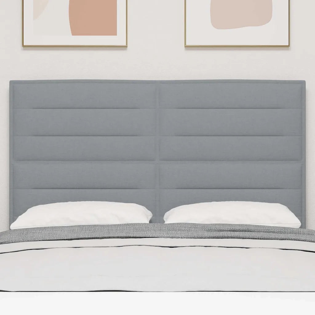 Testiera | Testata Grigio chiaro 160 cm Tessuto