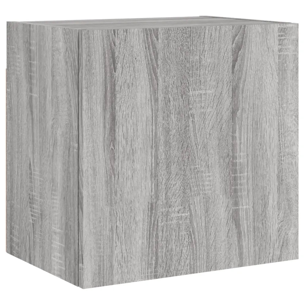 Mobili TV a Muro 4pz Grigio Sonoma in Legno Multistrato 3216433