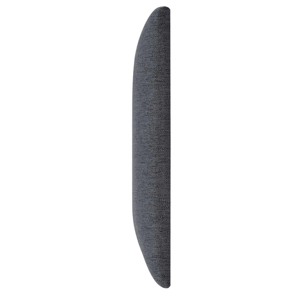 Set di 2 cuscini da parete in tessuto 90 x 30 cm grigio scuro 03_0010580