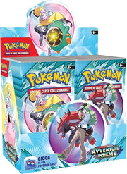 Pokemon GCC: Espositore di buste dell`espansione Scarlatto e Violetto - Avventure Insieme, contiene 36 buste di espansio
