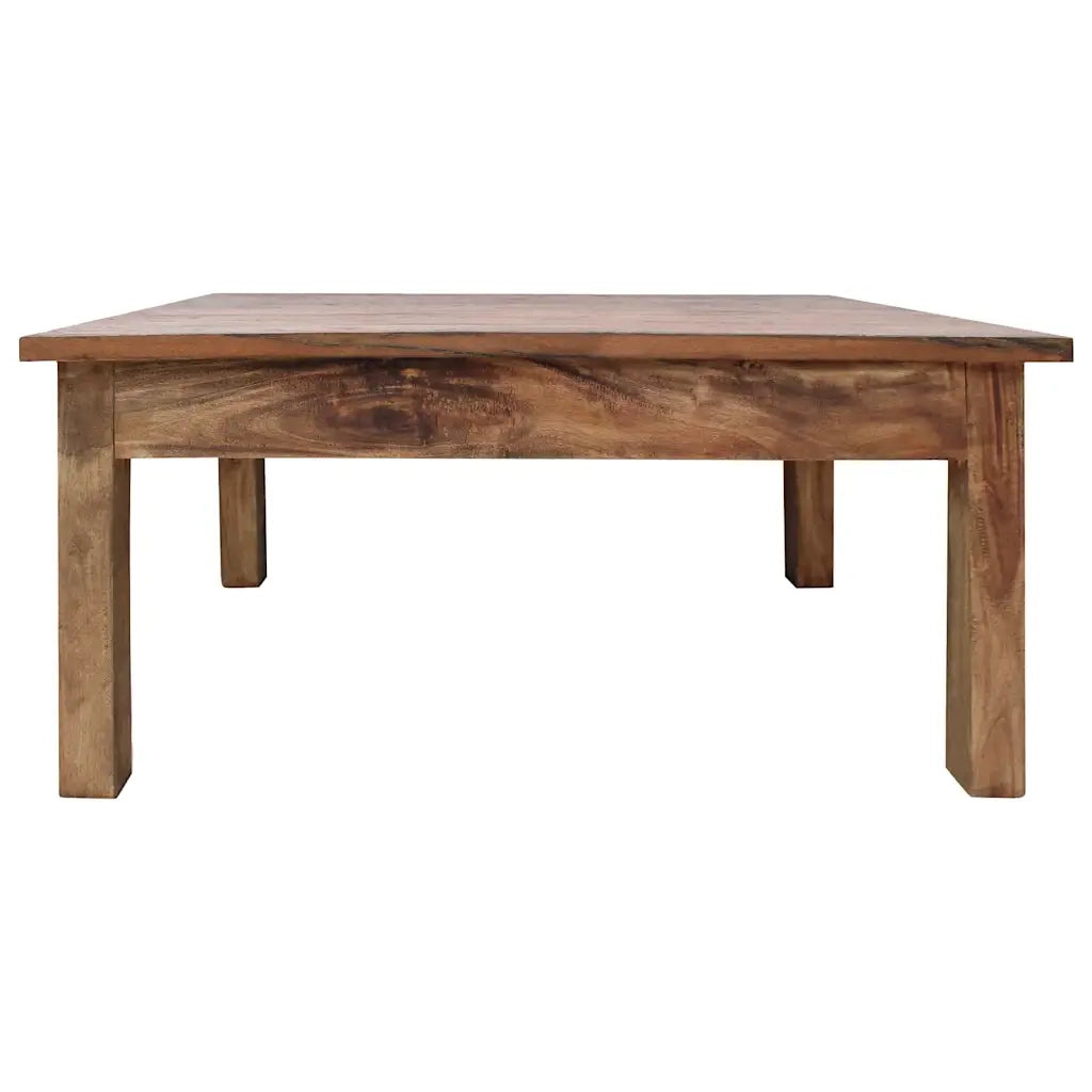 Tavolino da Salotto in Legno Massello di Mogano 96x73x45 cm 244493