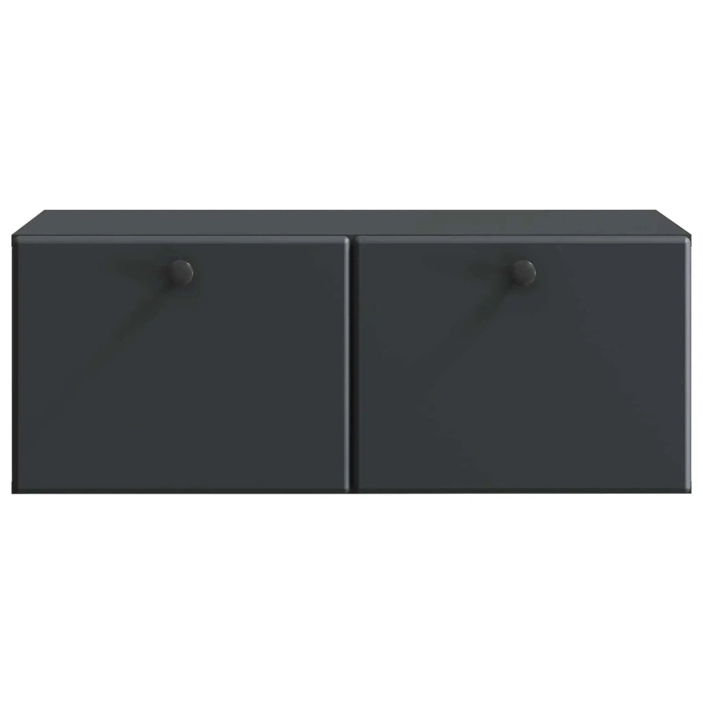 Mobile Porta TV da Muro 78,5 x 41 x 30 cm Nero 899196