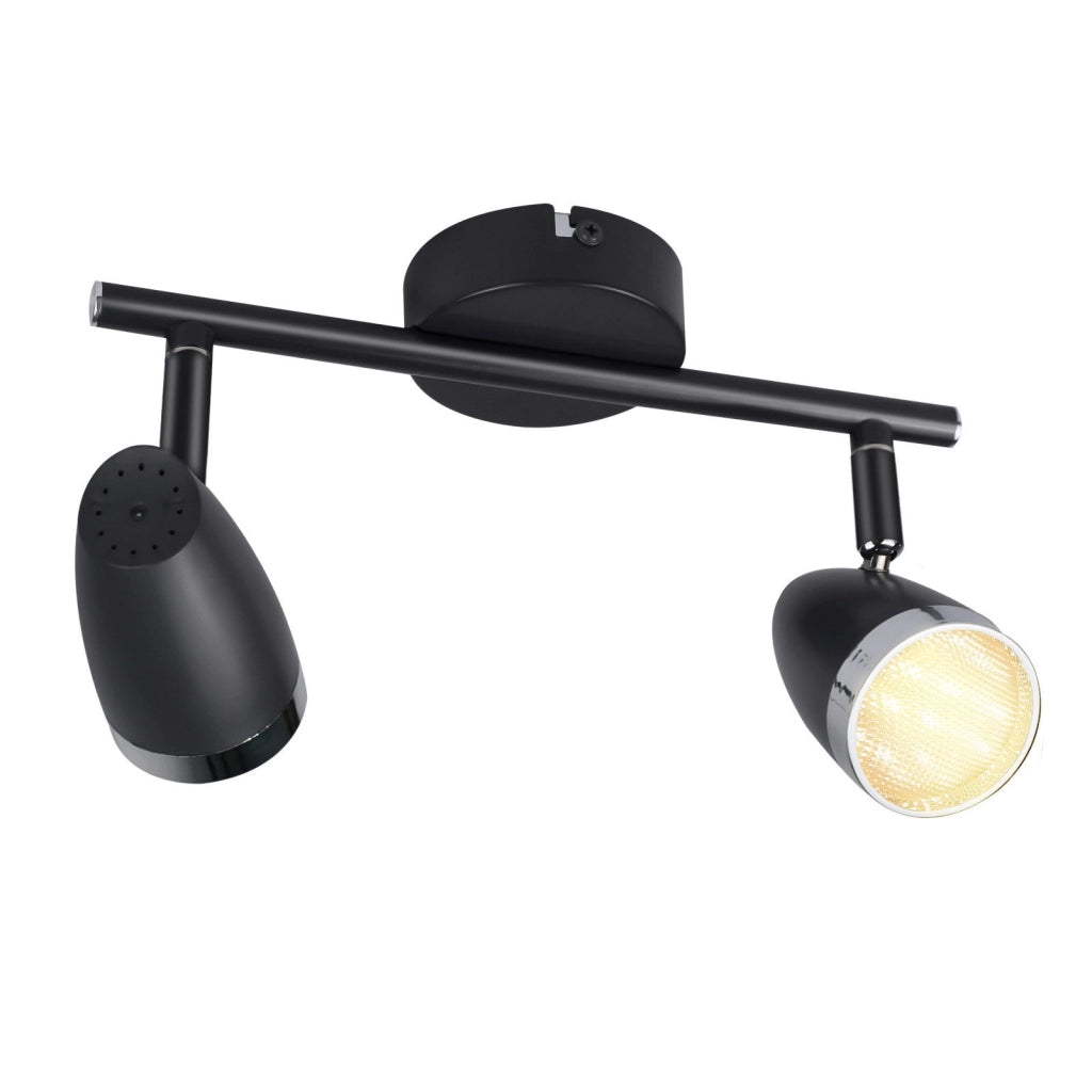 ZMH Faretto da soffitto a 2 luci 6W orientabile a 350° Lampada da soffitto Soggiorno