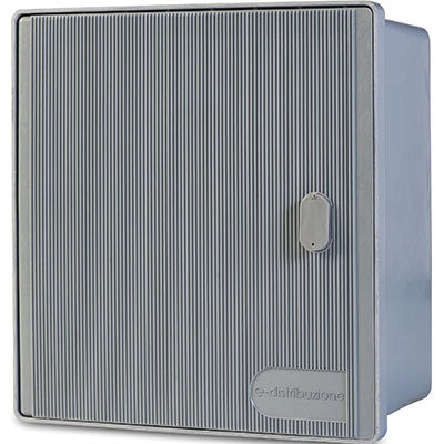 CASSETTA CONTATORE ENEL GTI  VTR GRIGIO 2XMONO/1XTRIFASE CM 39X24 H.CM 42