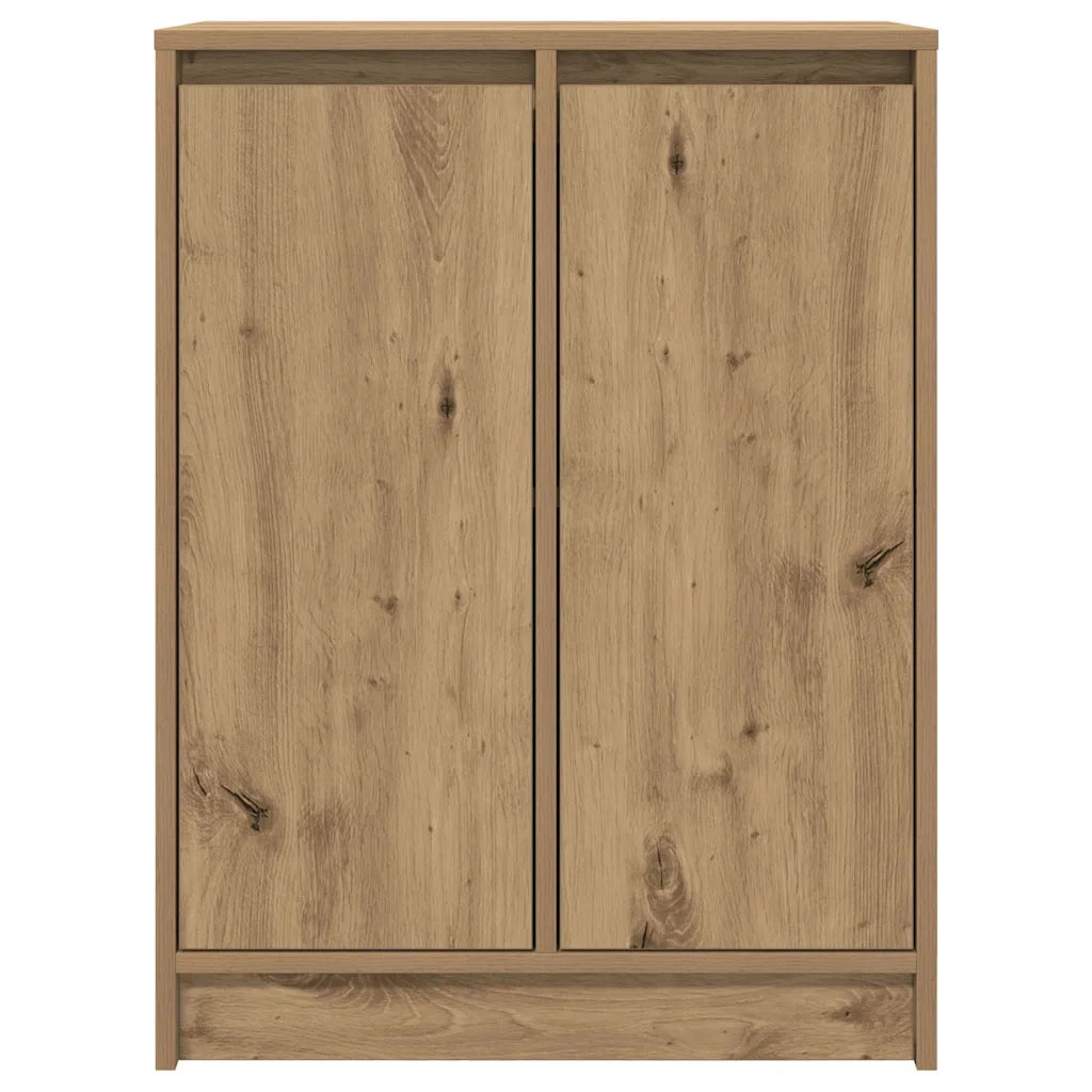 vidaXL Credenza Rovere Artigianale 57x34x76 cm in Legno Multistrato