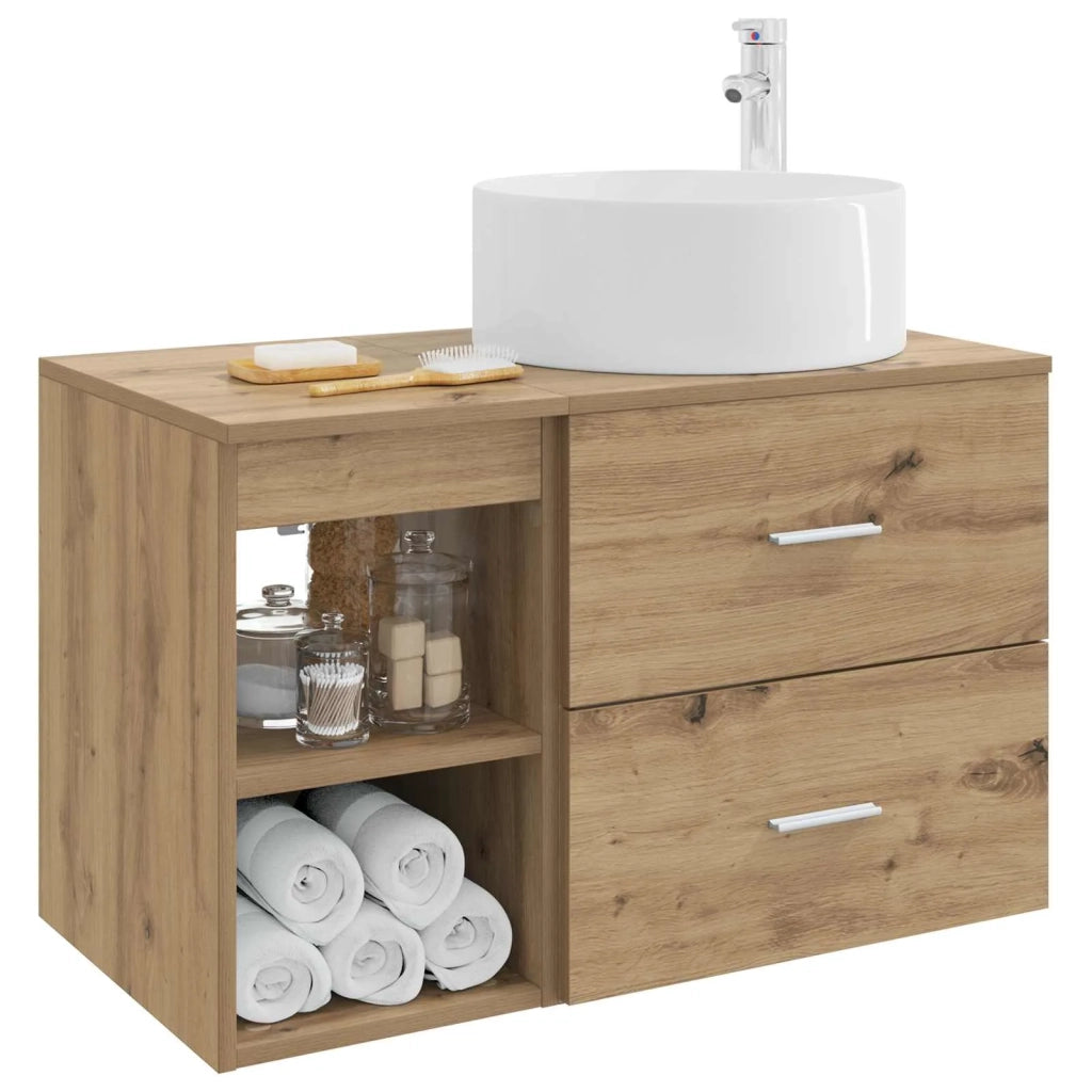 Set di mobili per il bagno 2 pcs Rovere Artigianale 3403935