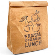 Lunchtas Geïsoleerd Koud/Warm - Bruin - Waterafstotend - Design Vintage - Chiusura con Cerniera a Bottone - Koeltas
