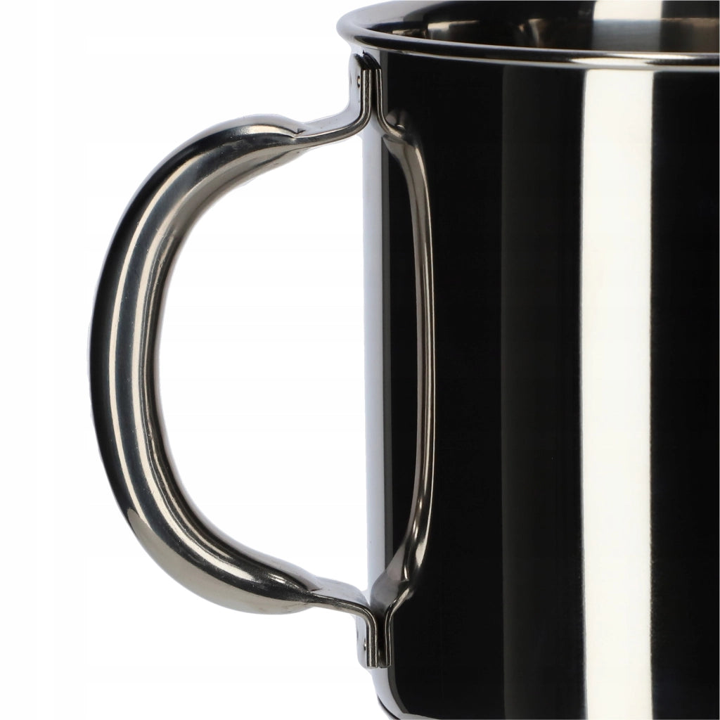 Pentola in acciaio inox KADAX per bollire il latte, 1,2 l, con coperchio, adatta a piani cottura a induzione e gas.