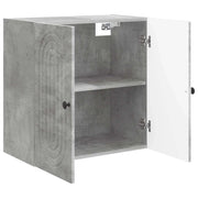 Armadietto a Muro | Mobiletto a muro Grigio Cemento 59 x 31 x 60 cm