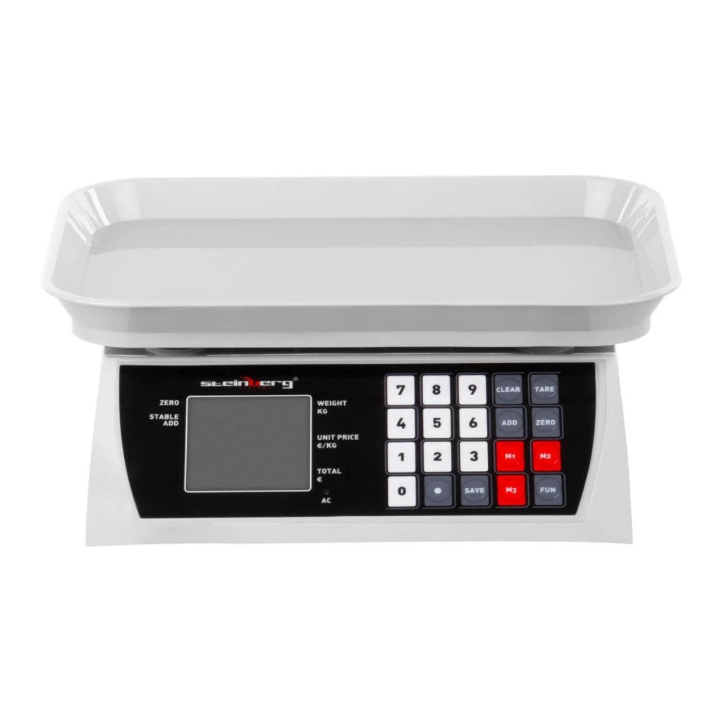 Bilancia di controllo 30 kg / 1 g - 28,8 x 21,8 cm - LCD 14_0000027