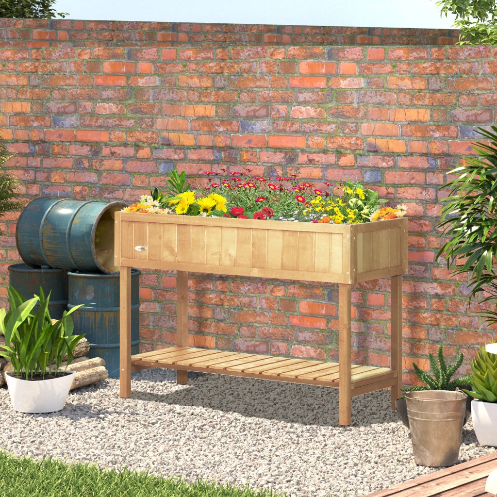 Tavolino da caff¨¨ con scaffale ¨C zephmum ¨C legno 110x46x76 cm
