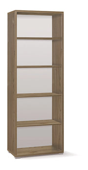 Libreria Modulare 5 Ripiani 71x199x41 cm Noce Stelvio