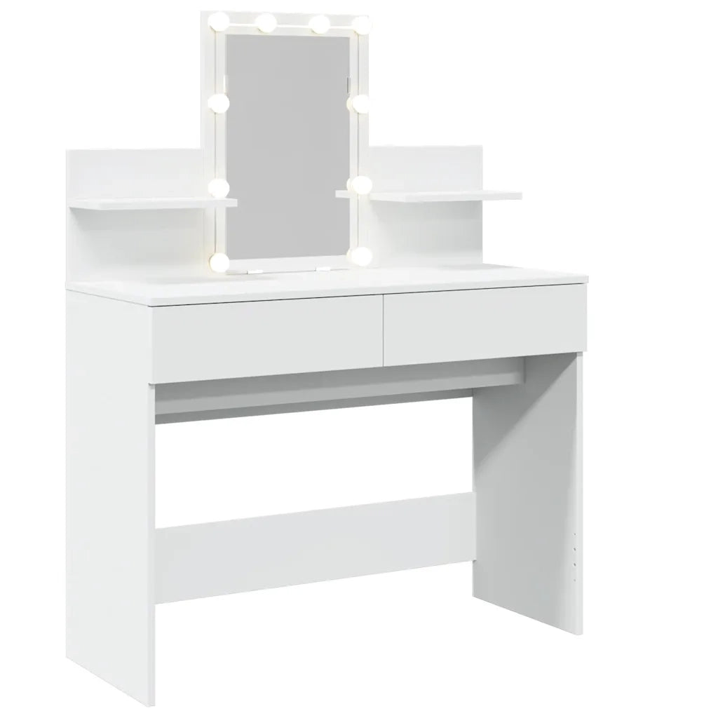 Toeletta con LED Bianco 100x40x130 cm